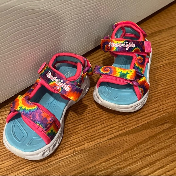 Skechers S Lights: Heart Lights Sandal - Color Groove - Picture 2 of 3